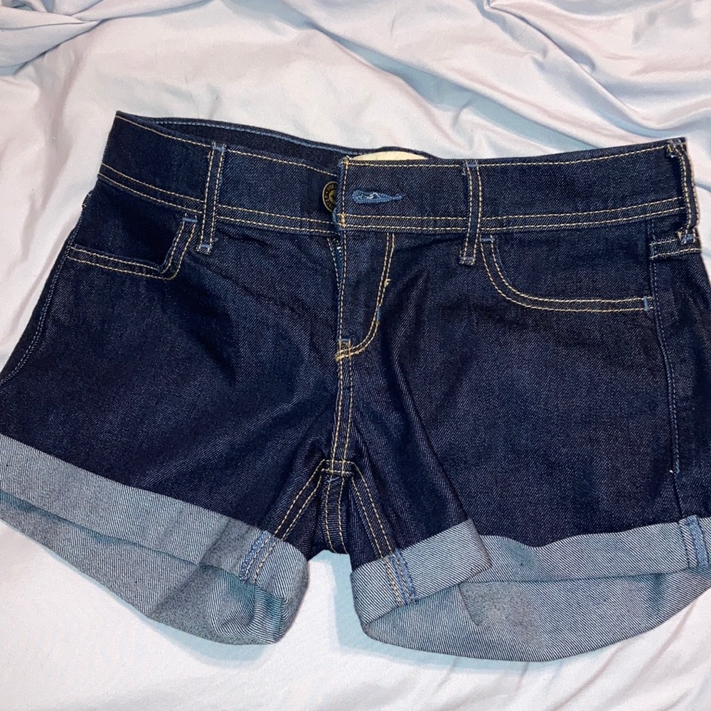 Blue jean shorts